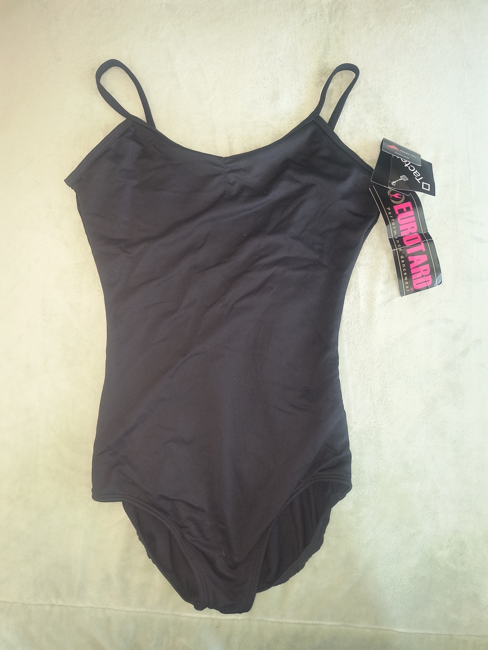 Eurotard Women's Black Camisole Bodysuit AS